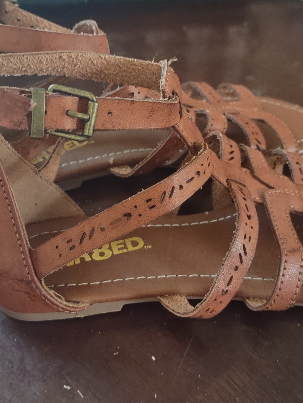Scarlett Tan Strappy Women's Sandals